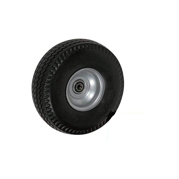 10"x3", 2-1/4" HUB Length, Offset HUB, Caster, Flat-Free (Poly-